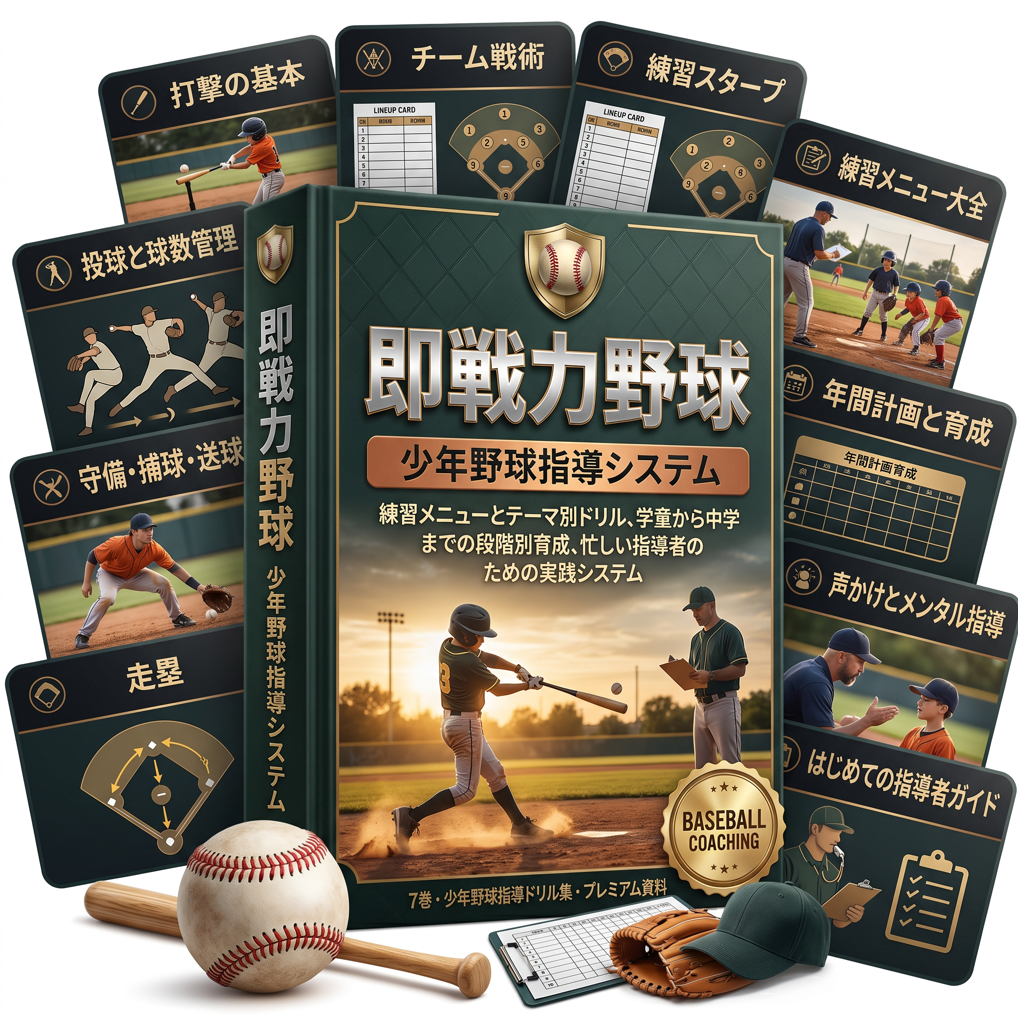 即戦力野球 — 少年野球指導システム