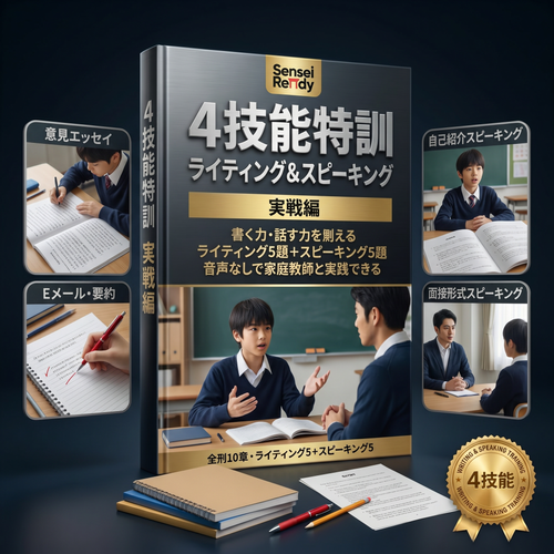 4技能特訓【ライティング・スピーキング｜英語 360】