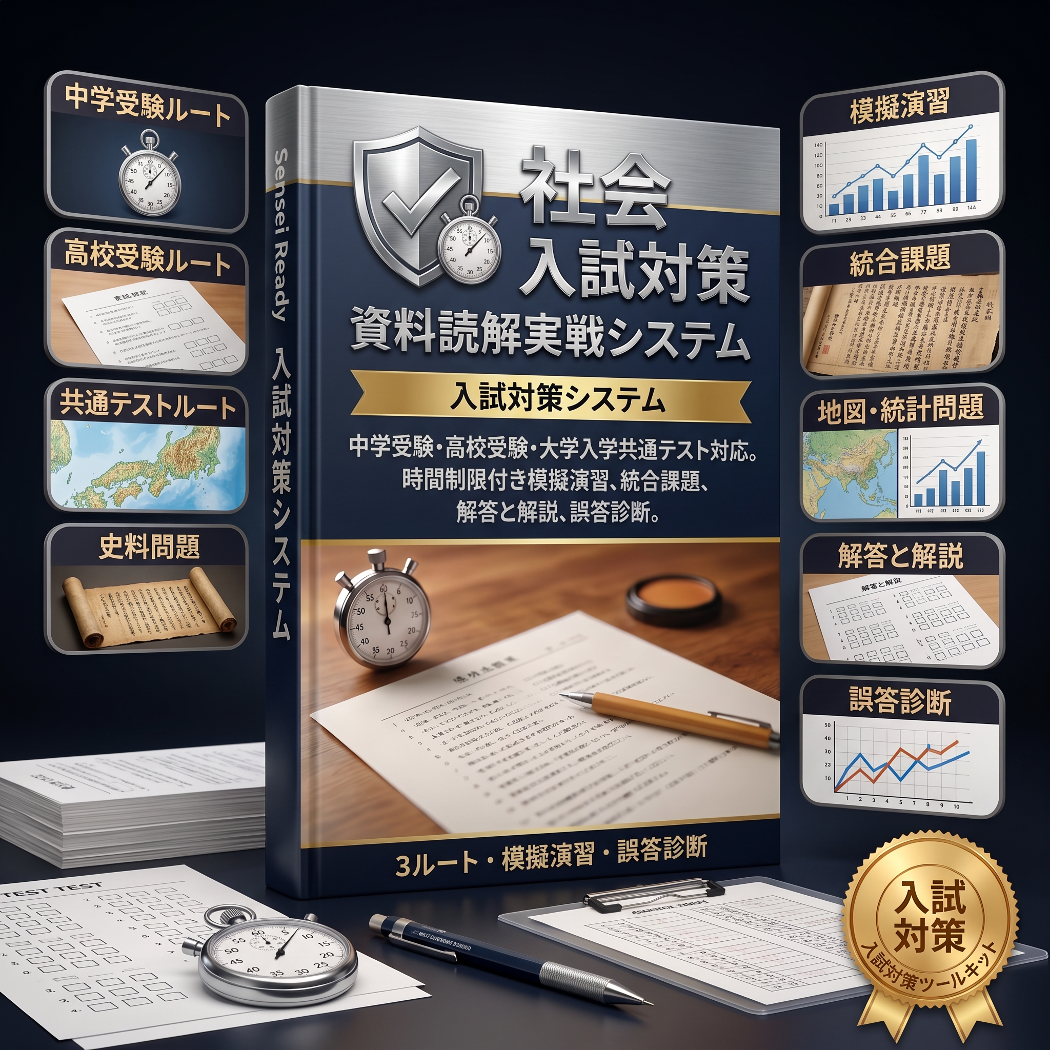 社会 入試対策・資料読解実戦システム